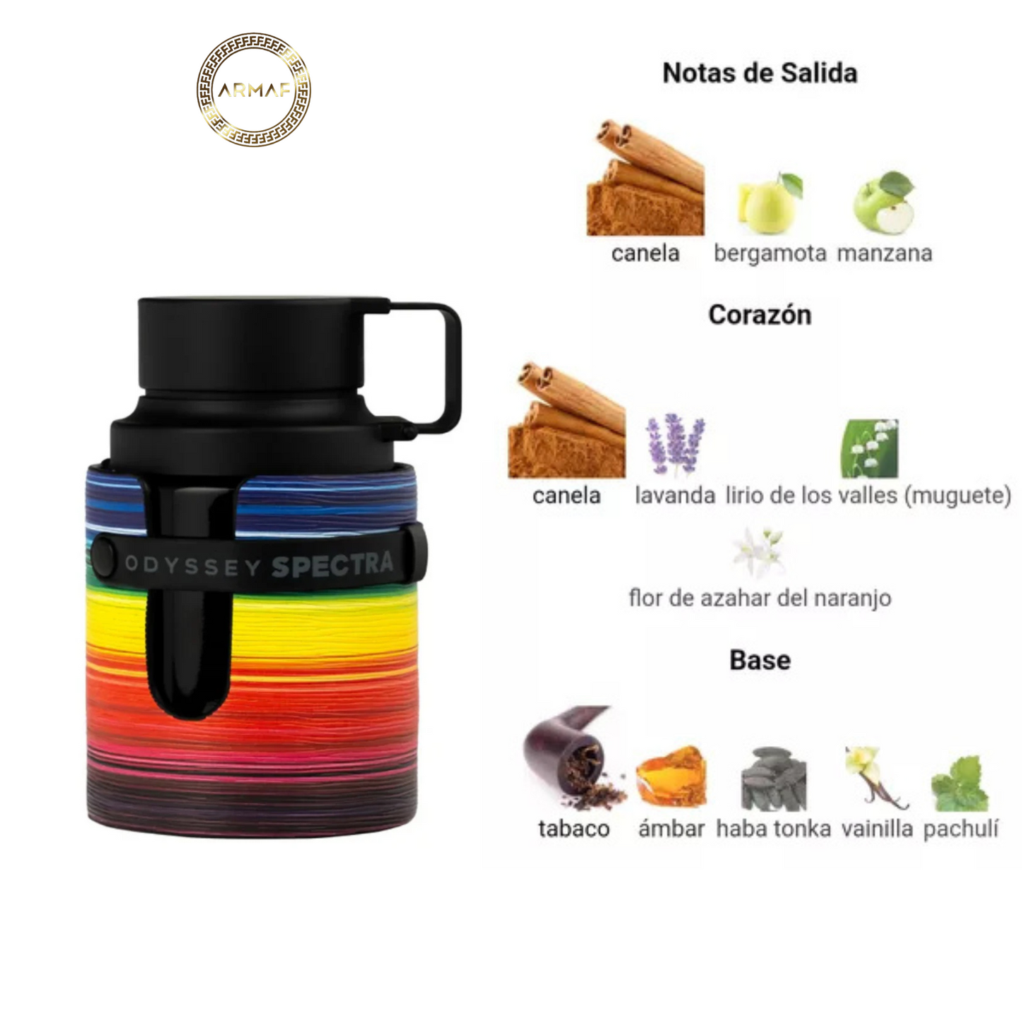 Perfume árabe unisex Odyssey Spectra de Armaf