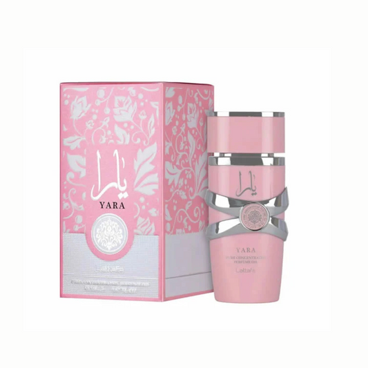 Aceite Concentrado Yara Lattafa 20ML – Perfume Oil Sin Alcohol con Orquídea, Frutas Tropicales y Vainilla