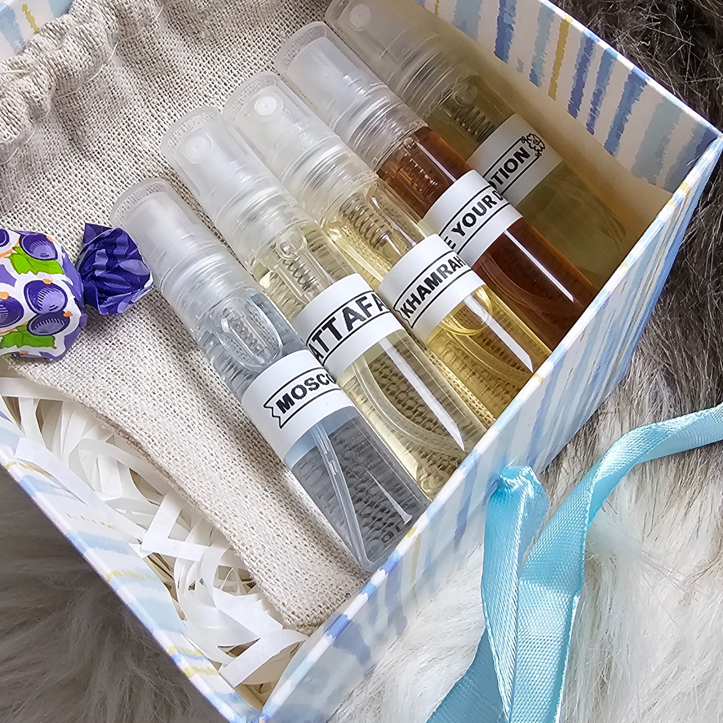 Pack de 5 Muestras de Perfumes Árabes