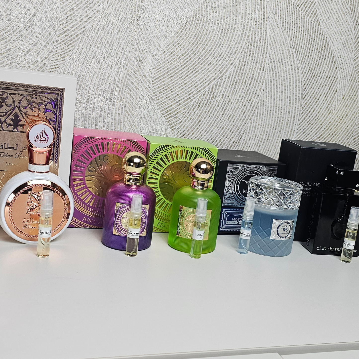 Pack de 5 Muestras de Perfumes Árabes