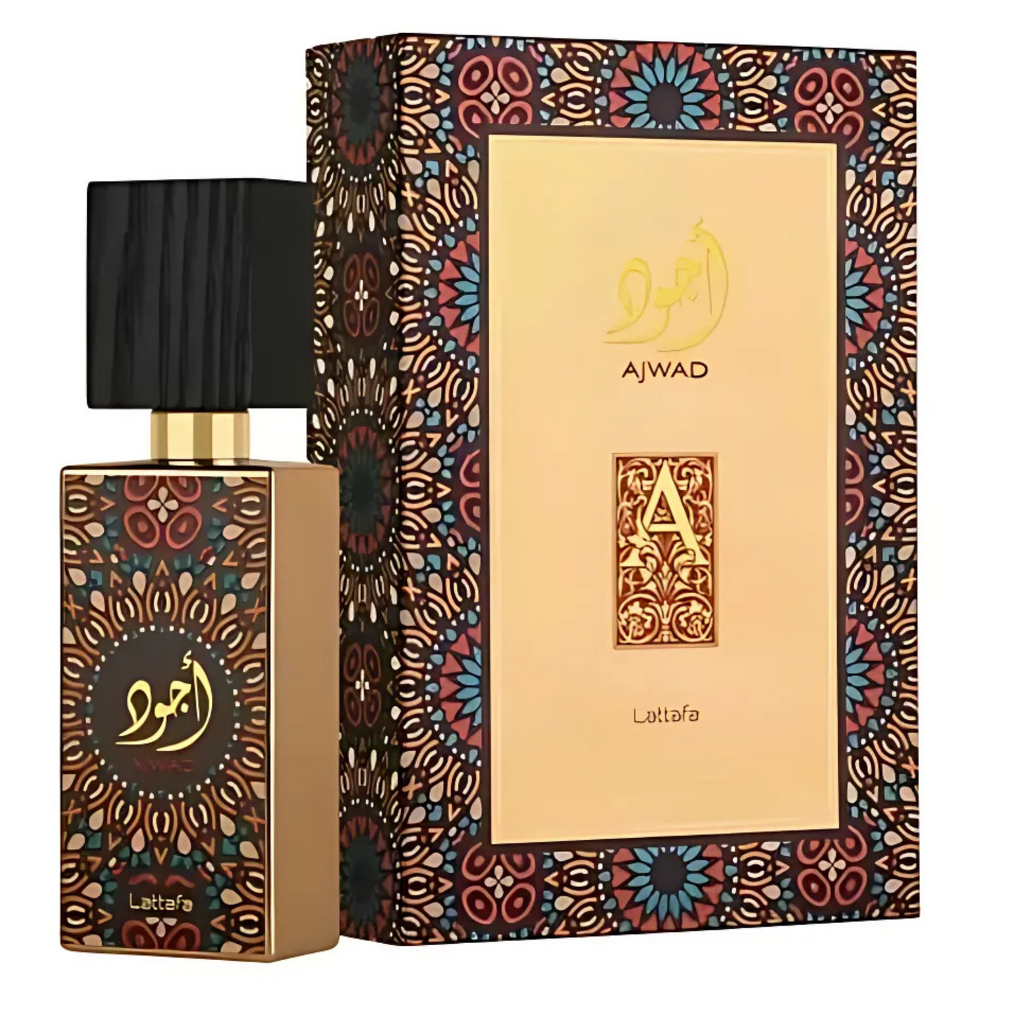 Ajwad de Lattafa Unisex 60ML: Perfume Amaderado y Floral de Larga Duración