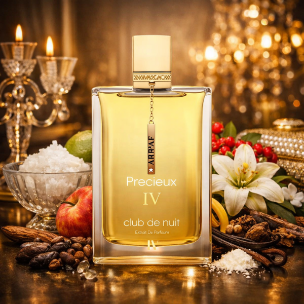 Precieux IV Club de Nuit 55ML – Extracto de Perfume Unisex Floral Gourmand | Cremoso, Elegante y Adictivo