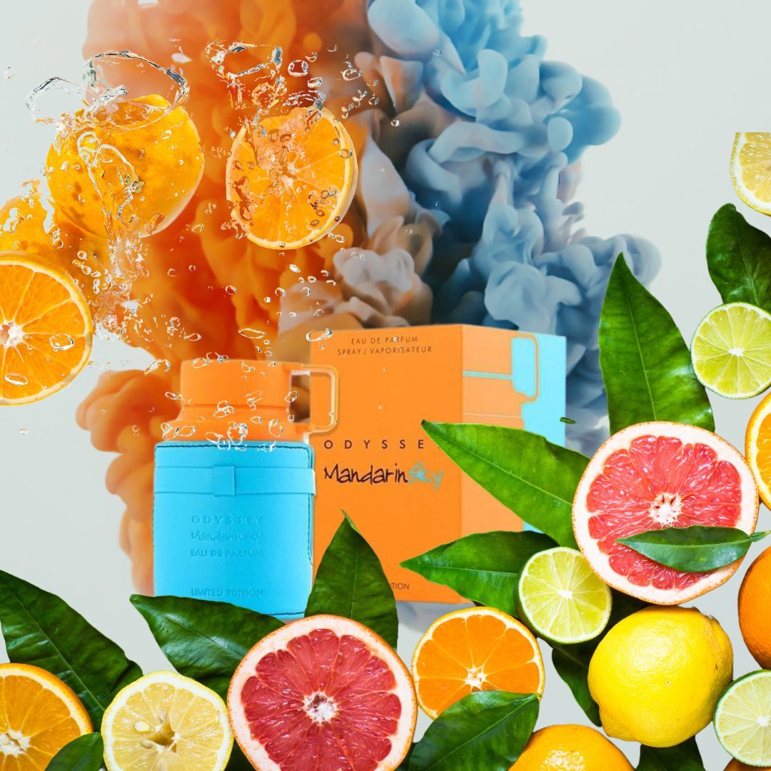 Pack Armaf Odyssey Mandarin Sky – Perfume 100ml + Body Spray | Cítrico, dulce y amaderado