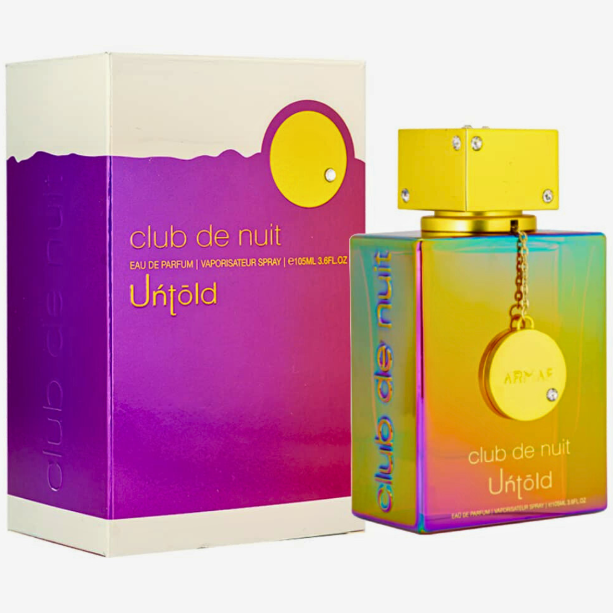 Armaf Club De Nuit Untold 105ML - Unisex Perfume with Amber and Long Lasting Woods