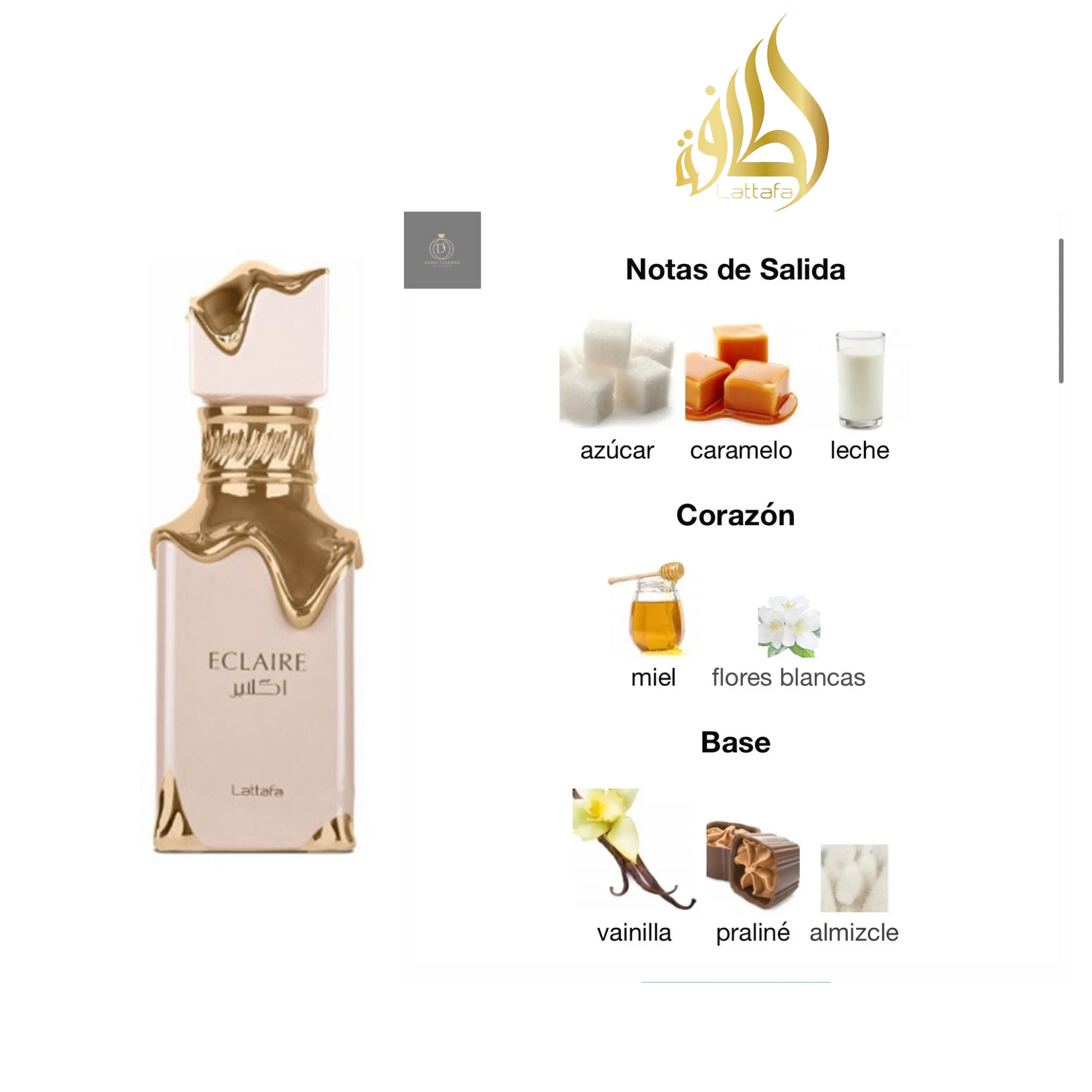 Perfume Eclaire 100ML, Perfume Árabe para Mujer