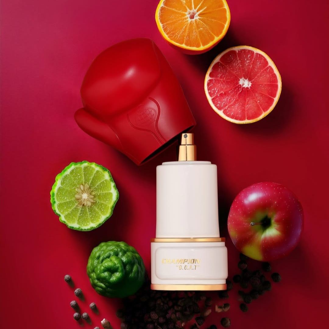 Champion Sugar Fragrance World 80ML – Perfume Masculino Aromático con Cardamomo, Rosa y Ámbar Gris (Novedad 2025)
