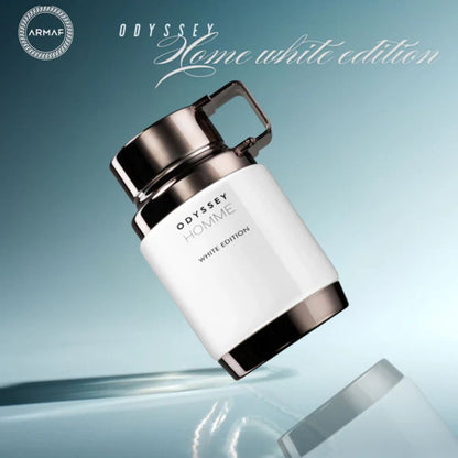 Pack Armaf Odyssey Homme White Edition – Perfume 100ML + Body Spray 200ML – Edición Limitada Masculina con Ámbar y Notas Marinas