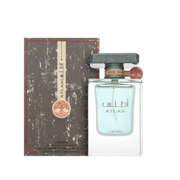 Atlas Lattafa Perfumes  – Perfume Unisex Marino y Amaderado | Fresco, Mineral y Elegante