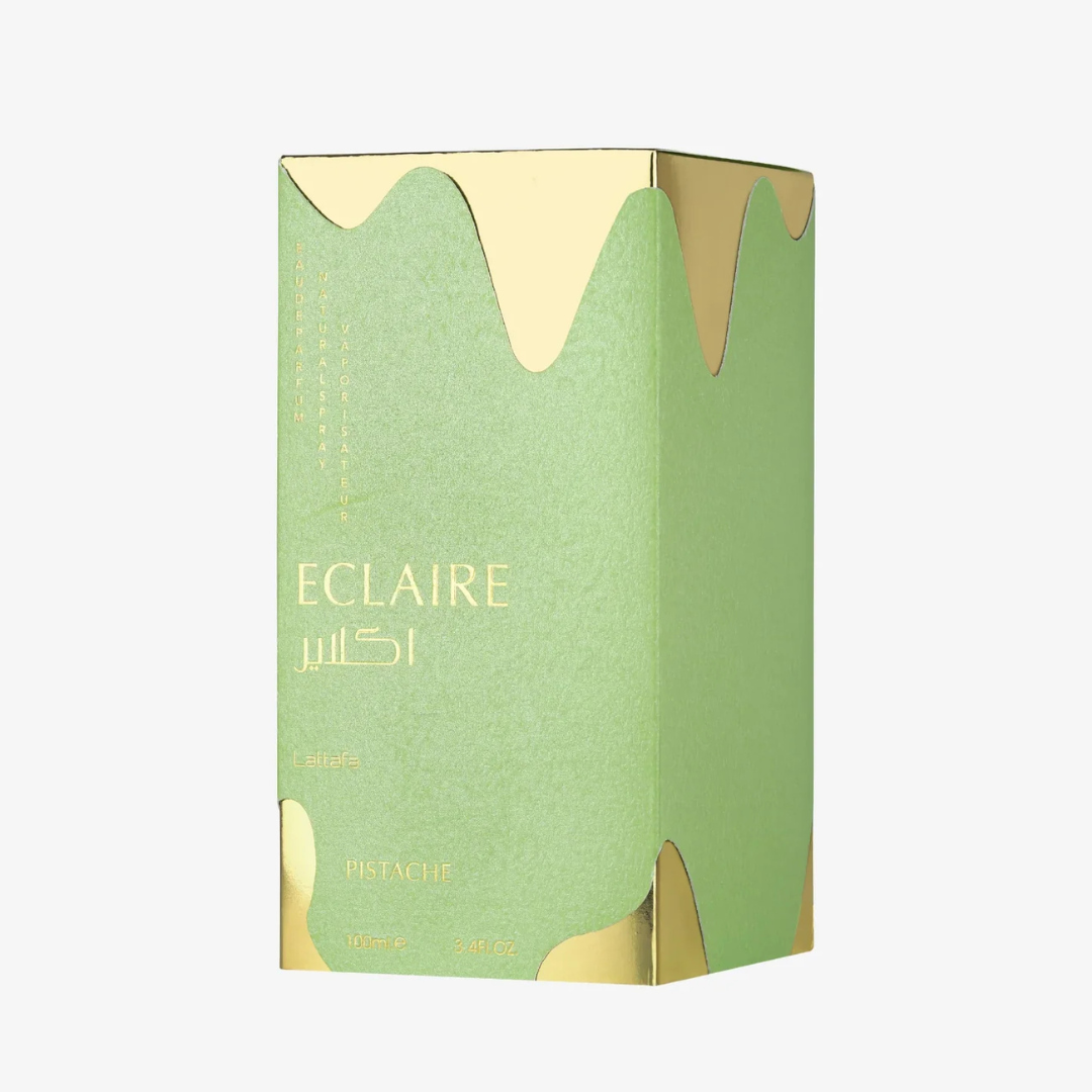 Eclaire Pistache Lattafa 100ML – Perfume Unisex Oriental Vainilla con Pistacho, Coco y Vainilla