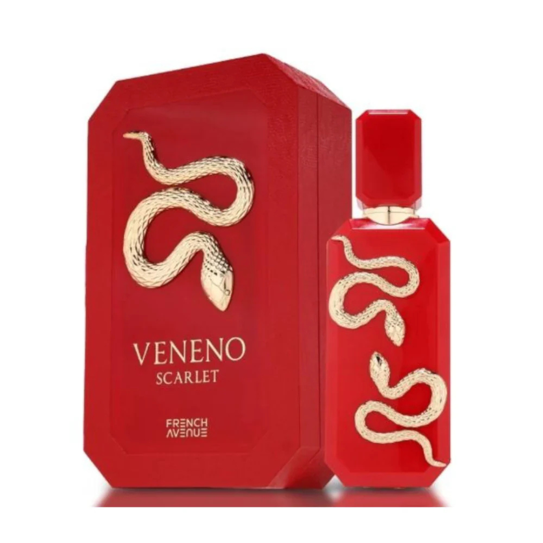 Veneno Scarlet French Avenue 100ML – Perfume Unisex Dulce, Amaderado y Seductor | Nueva Fragancia 2025