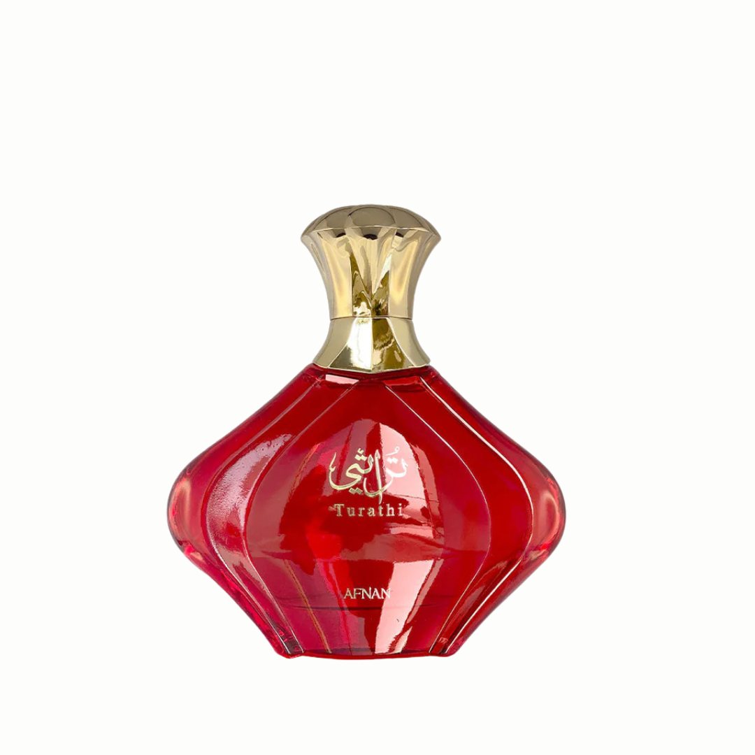 Afnan Turathi Red Pour Femme 90ML – Perfume Floral y Elegante para Mujer | Eau de Parfum