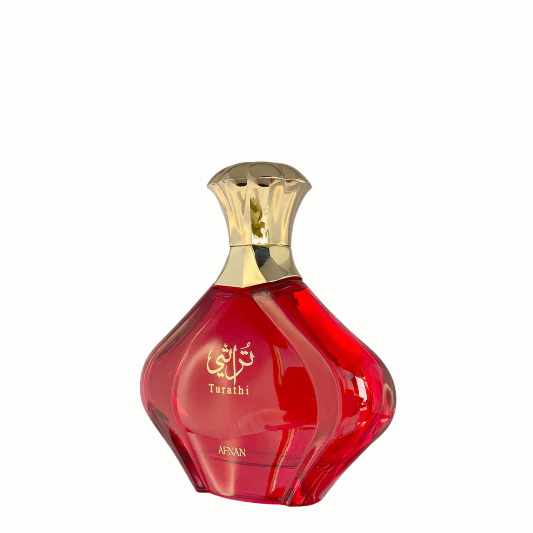 Afnan Turathi Red Pour Femme 90ML – Perfume Floral y Elegante para Mujer | Eau de Parfum