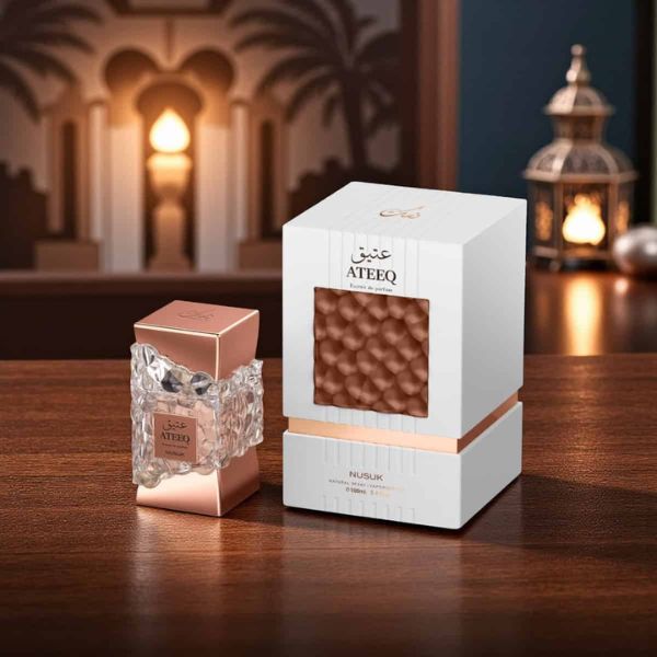 Ateeq Nusuk 100ML – Perfume Hombre Aromático | Cálido, Elegante y Adictivo