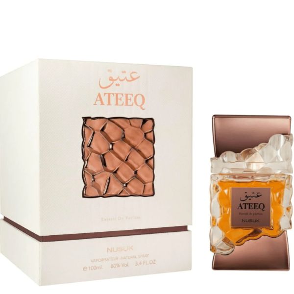 Ateeq Nusuk 100ML – Perfume Hombre Aromático | Cálido, Elegante y Adictivo