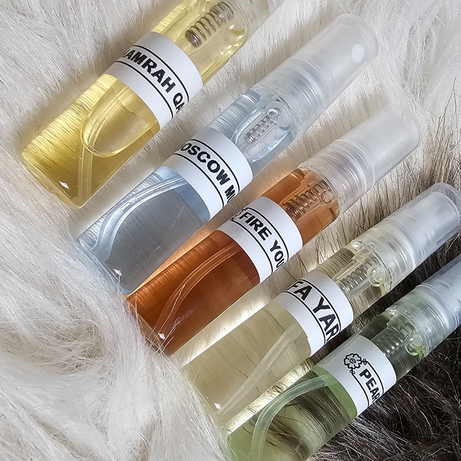 Pack of 5 Samples of Arabic Perfumes