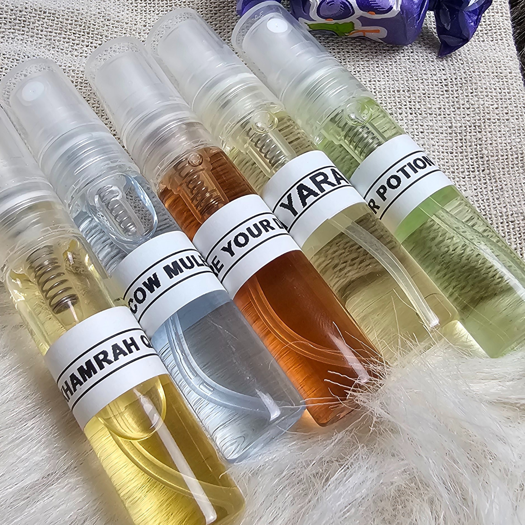Pack of 5 Samples of Arabic Perfumes