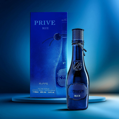 Privè Essence Blue Riiffs Perfumes 100ML – Perfume Masculino Aromático y Amaderado | Elegante, Intenso y Moderno