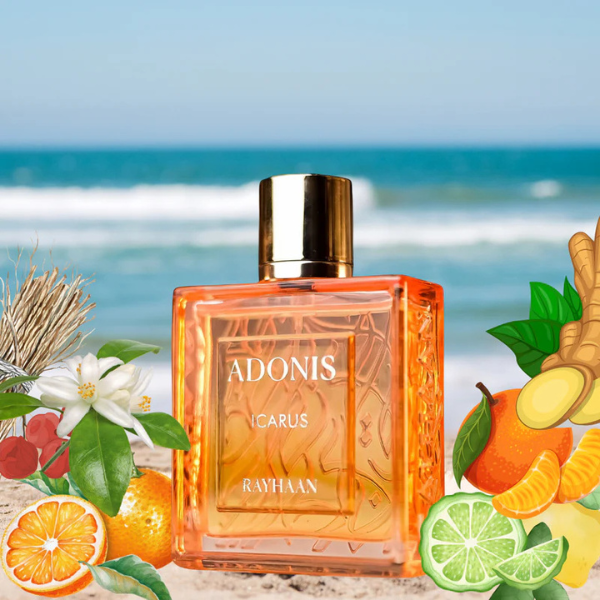 Adonis Icarus Rayhaan 100ML – Perfume Masculino Cítrico Aromático | Fresco, Elegante y Sofisticado