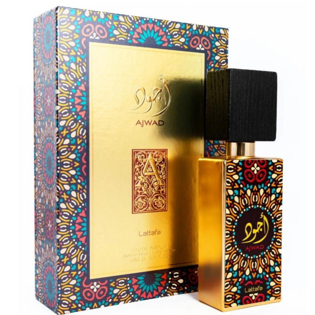 Ajwad by Lattafa Unisex 100ML: Long Lasting Woody and Floral Perfume