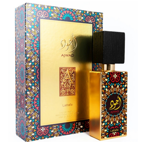 Ajwad by Lattafa Unisex 100ML: Long Lasting Woody and Floral Perfume
