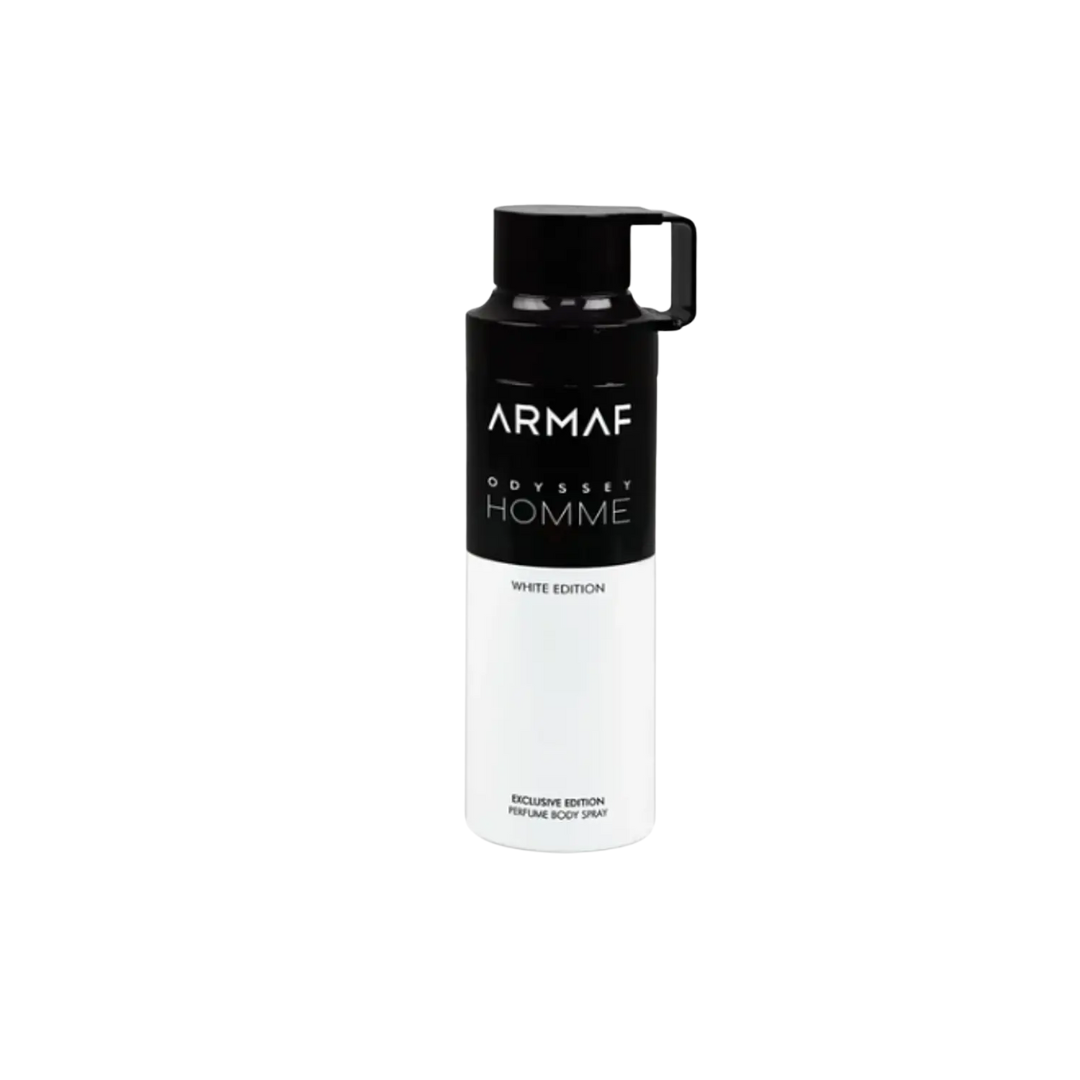 Armaf Odyssey Homme White Edition Body Spray 200ml – Edición Limitada para Hombre