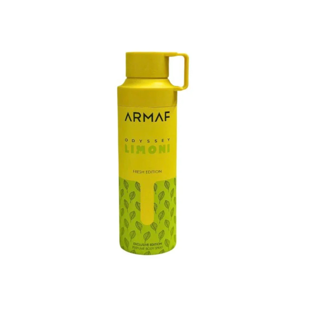 Body Spray Odyssey Limoni de Armaf – Frescura Cítrica y Sofisticación Unisex
