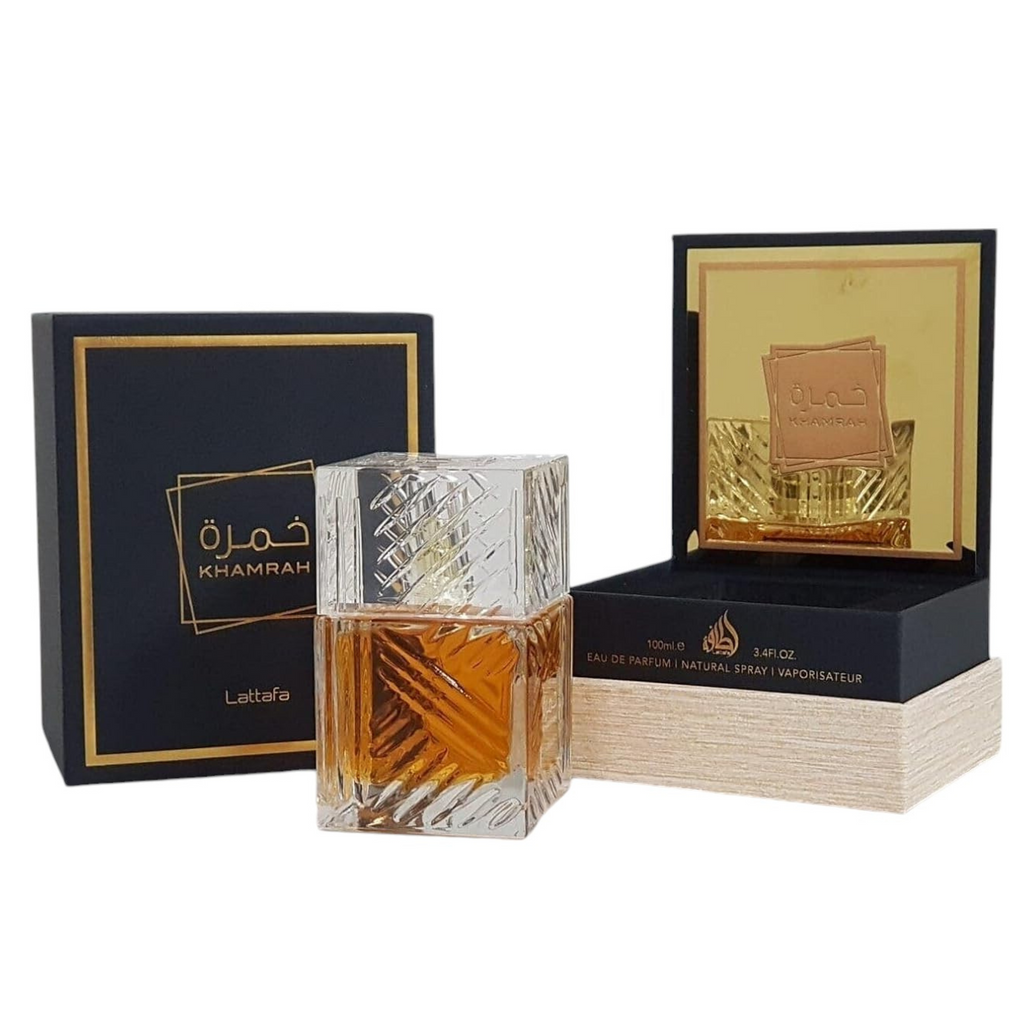 Khamrah Qahwa Lattafa 100ML – Perfume Unisex Oriental Vainilla | Café, Especias y Dulzura Gourmand