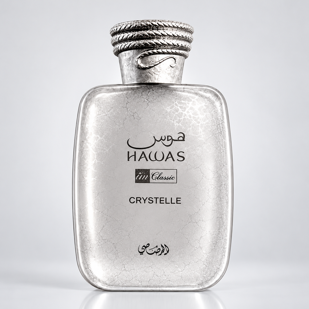 Hawas Crystelle Imrasasi by Rasasi 100ML – Eau de Parfum Unisex | Pomelo, Azafrán y Vainilla
