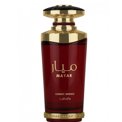 Mayar Cherry Intense Lattafa 100ML: Perfume Unisex Frutal y Floral de Larga Duración