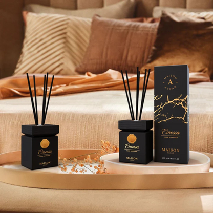 Ambientador de Varillas Maison Asrar Rose Vanilla – Aroma Floral y Avainillado para el Hogar
