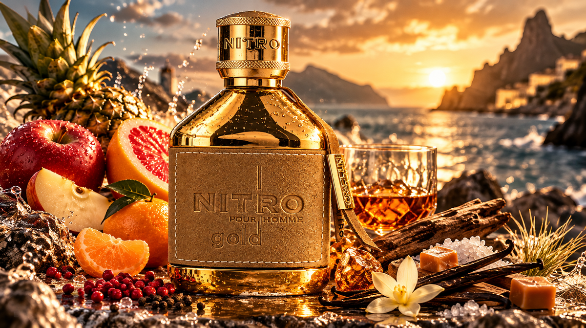 Nitro Gold de Dumont al atardecer costero